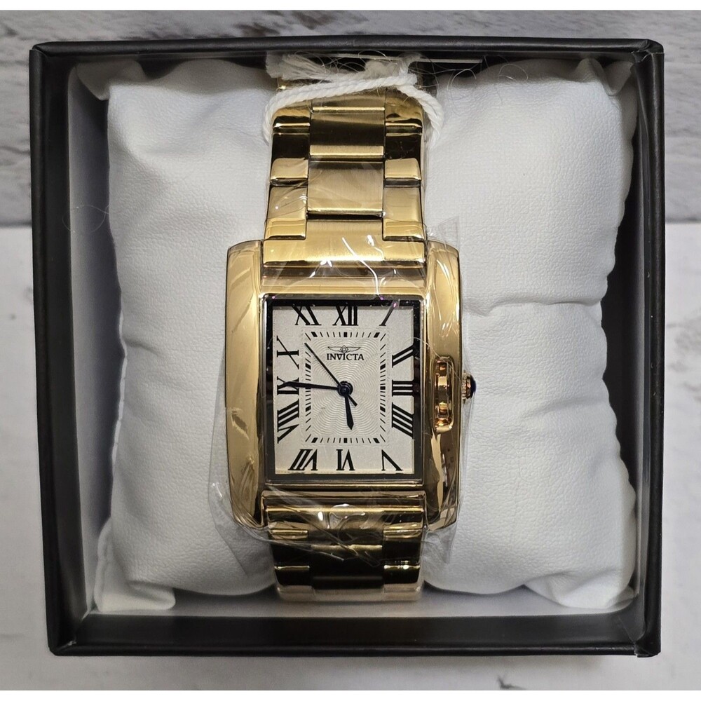Invicta Celestial Tank Women's Watch 30mm Gold 70273 Brand New